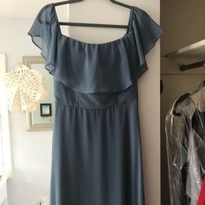 Bill Levkoff Off the Shoulder Gown